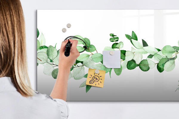 Magnettafel zum schreiben Grüne Tafel für Fotos und Notizen