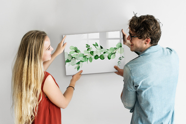 Magnettafel zum schreiben Grüne Tafel für Fotos und Notizen