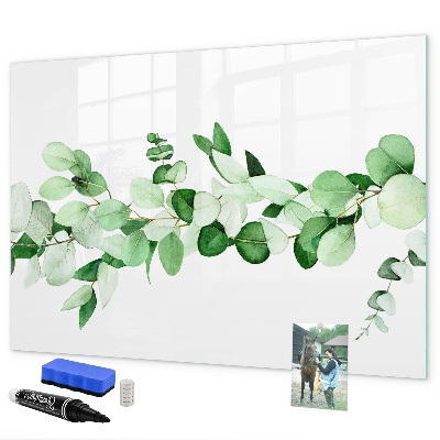 Magnettafel zum schreiben Grüne Tafel für Fotos und Notizen