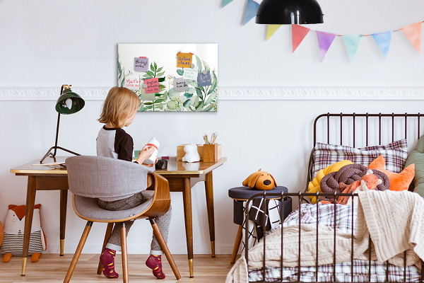 Schreib magnettafel Grüne Tafel für Notizen und Fotos