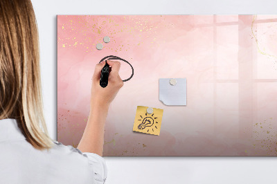 Magnettafel zum schreiben Stilvolle Pinnwand für Fotos und Notizen