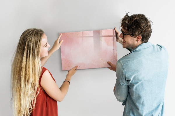 Magnettafel zum schreiben Stilvolle Pinnwand für Fotos und Notizen