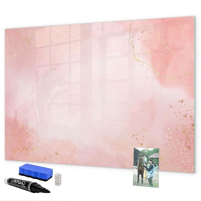 Magnettafel zum schreiben Stilvolle Pinnwand für Fotos und Notizen