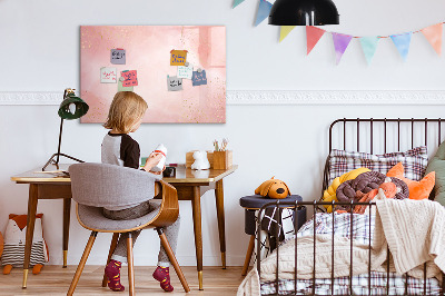 Magnettafel zum schreiben Stilvolle Pinnwand für Fotos und Notizen
