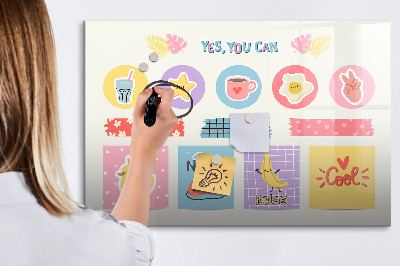 Magnettafel zum schreiben Eine inspirierende Motivationswand