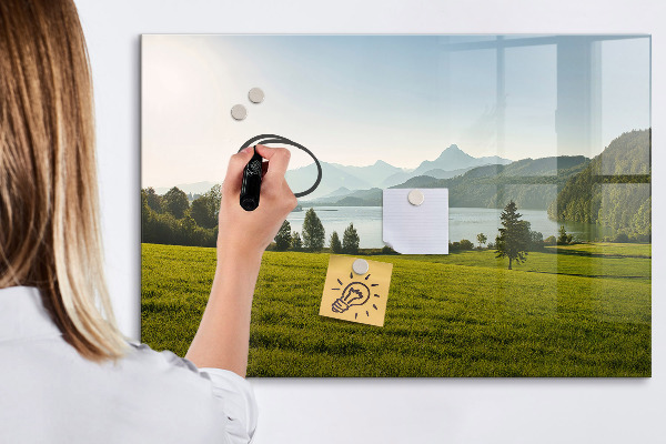Magnettafel zum schreiben Ein kreativer Raum, um Ihre Erinnerungen zu präsentieren