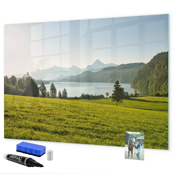 Magnettafel zum schreiben Ein kreativer Raum, um Ihre Erinnerungen zu präsentieren