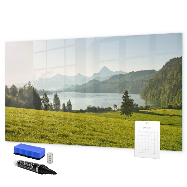 Magnettafel zum schreiben Ein kreativer Raum, um Ihre Erinnerungen zu präsentieren