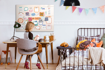 Magnettafel zum schreiben Kreative Inspiration und Zieltafel