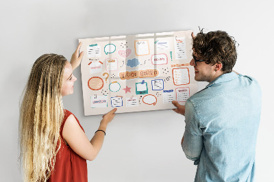 Magnettafel zum schreiben Kreative Inspiration und Zieltafel