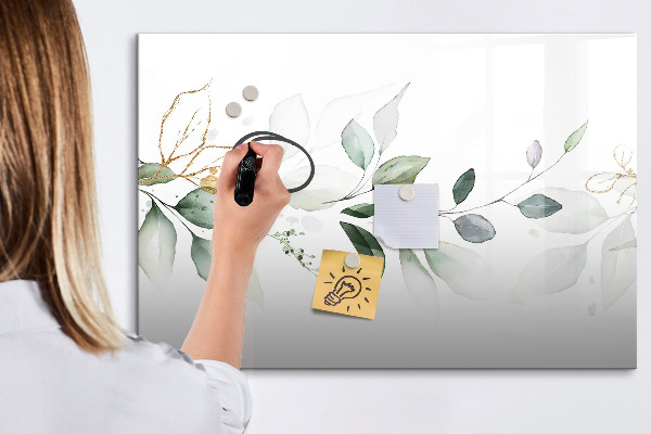 Schreib magnettafel Stilvolle Pinnwand für Fotos und Notizen