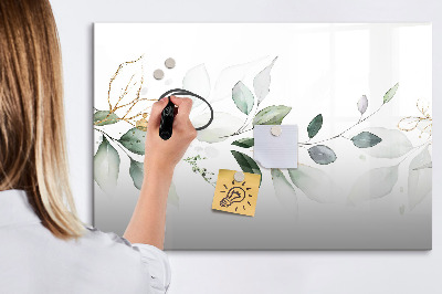 Schreib magnettafel Stilvolle Pinnwand für Fotos und Notizen