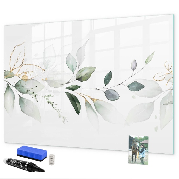 Schreib magnettafel Stilvolle Pinnwand für Fotos und Notizen