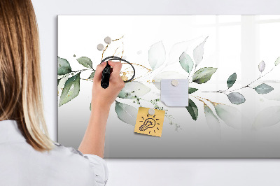 Schreib magnettafel Stilvolle Pinnwand für Fotos und Notizen