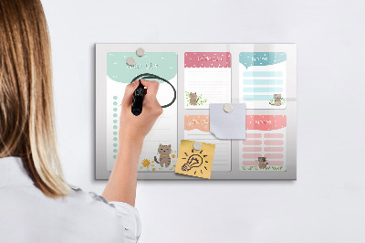 Schreib magnettafel Planen mit Freude und Kreativität