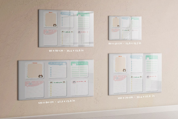 Schreib magnettafel Hausaufgaben- und Notizen-Organizer