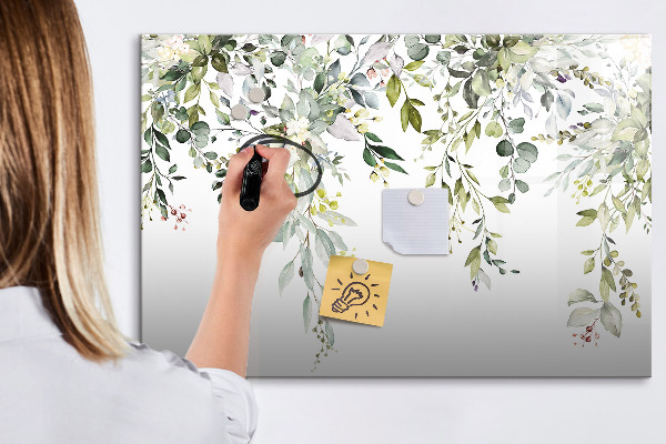 Magnettafel zum schreiben Kreative Pinnwand für Fotos und Notizen