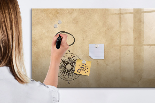 Schreib magnettafel Eine stylische Tafel für Notizen und Fotos