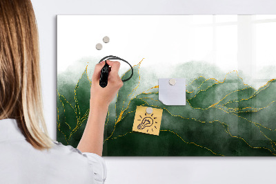Schreib magnettafel Grüne Tafel für Fotos und Notizen
