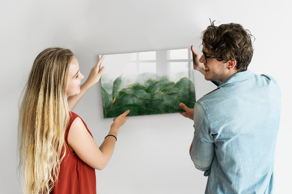 Schreib magnettafel Grüne Tafel für Fotos und Notizen