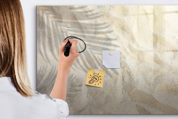 Schreib magnettafel Eine stylische Tafel für Notizen und Fotos