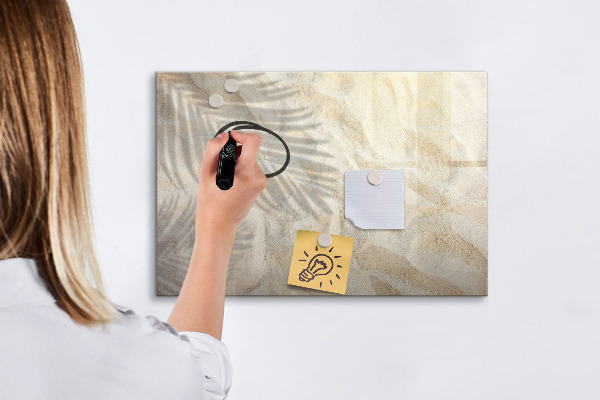 Schreib magnettafel Eine stylische Tafel für Notizen und Fotos
