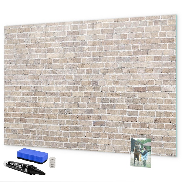 Magnettafel zum schreiben Moderne Fotodisplaytafel