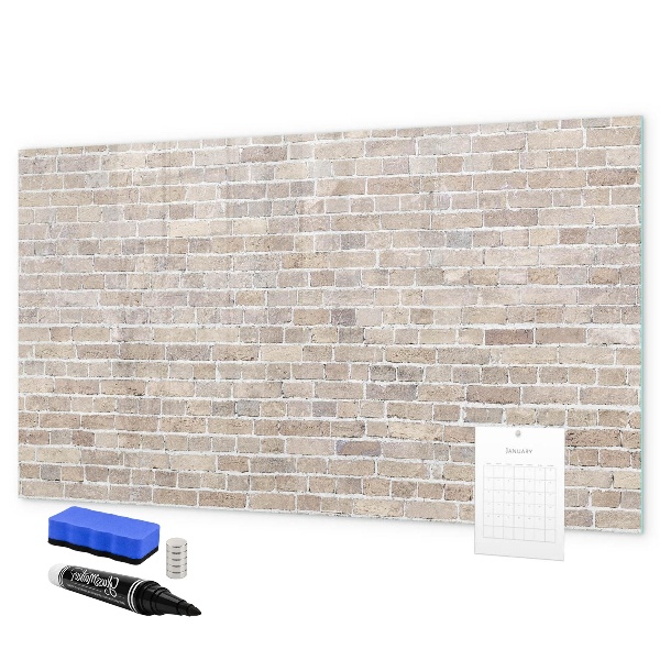 Magnettafel zum schreiben Moderne Fotodisplaytafel