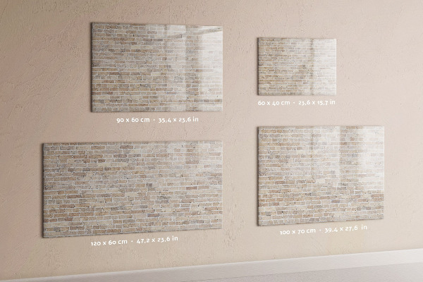 Magnettafel zum schreiben Moderne Fotodisplaytafel