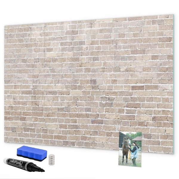 Magnettafel zum schreiben Moderne Fotodisplaytafel