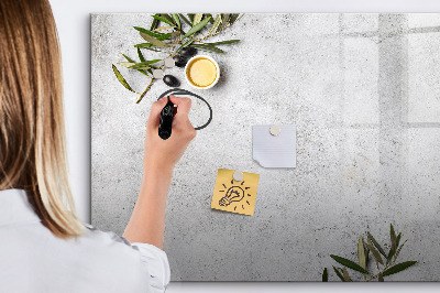 Schreib magnettafel Eine stylische Tafel für Notizen und Fotos