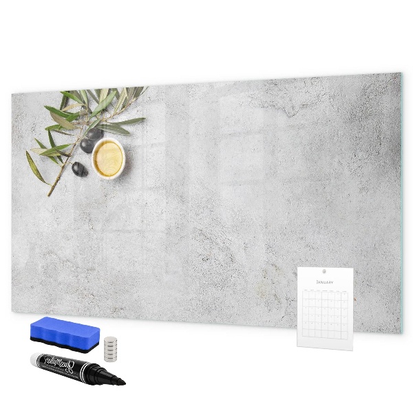 Schreib magnettafel Eine stylische Tafel für Notizen und Fotos