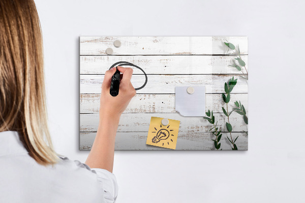 Schreib magnettafel Pinnwand für Fotos und Notizen