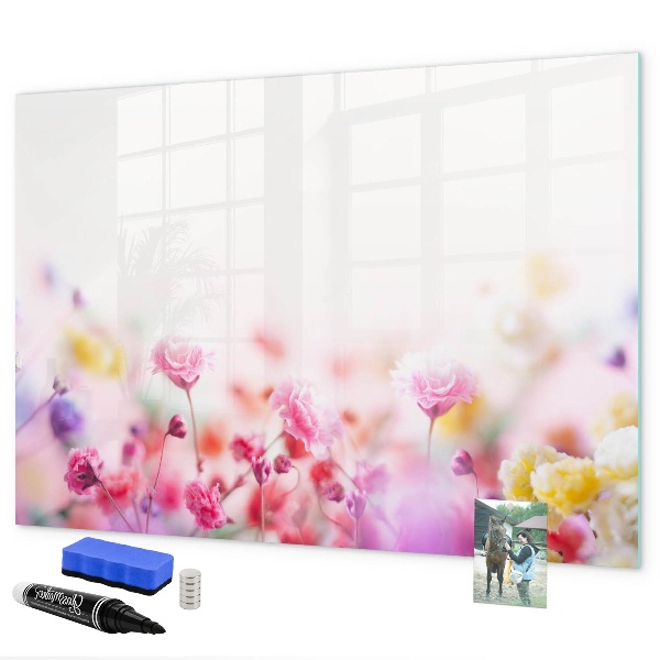 Schreib magnettafel Blumentafel für Fotos und Notizen
