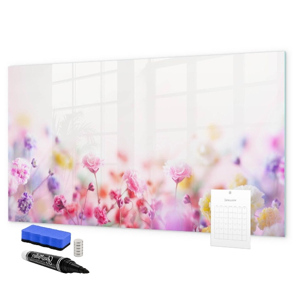 Schreib magnettafel Blumentafel für Fotos und Notizen