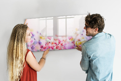 Schreib magnettafel Blumentafel für Fotos und Notizen