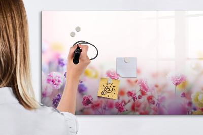 Schreib magnettafel Blumentafel für Fotos und Notizen