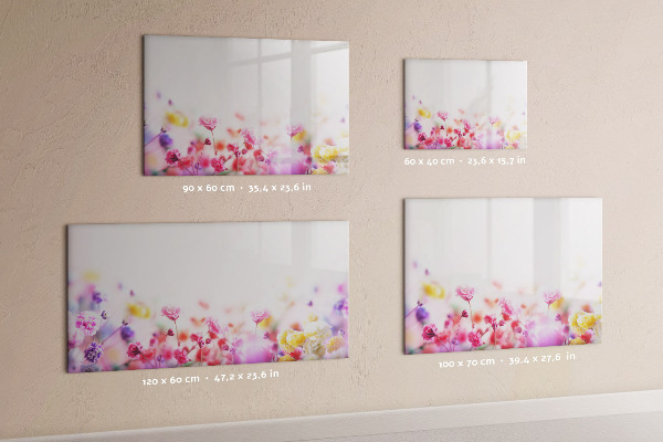 Schreib magnettafel Blumentafel für Fotos und Notizen