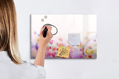 Schreib magnettafel Blumentafel für Fotos und Notizen