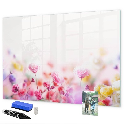 Schreib magnettafel Blumentafel für Fotos und Notizen