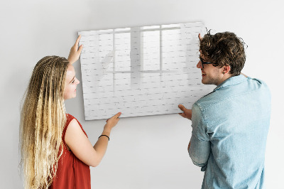 Magnettafel zum schreiben Pinnwand für Fotos und Notizen
