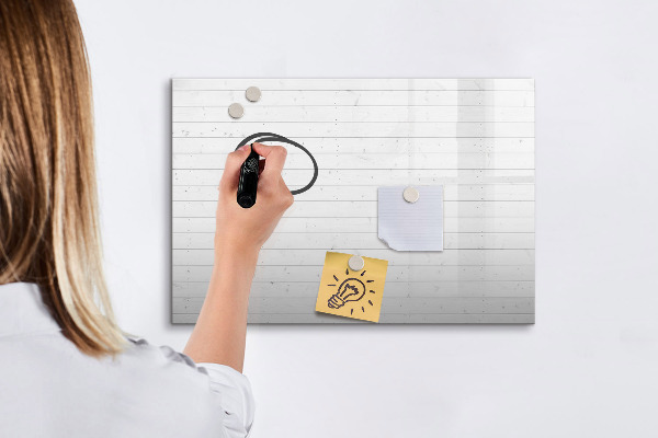 Magnettafel zum schreiben Pinnwand für Fotos und Notizen