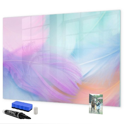 Magnettafel zum schreiben Eine farbenfrohe Tafel für Fotos und Notizen