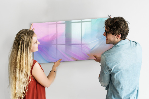 Magnettafel zum schreiben Eine farbenfrohe Tafel für Fotos und Notizen