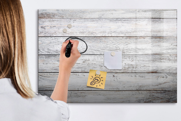 Schreib magnettafel Stilvolle Pinnwand für Fotos und Notizen