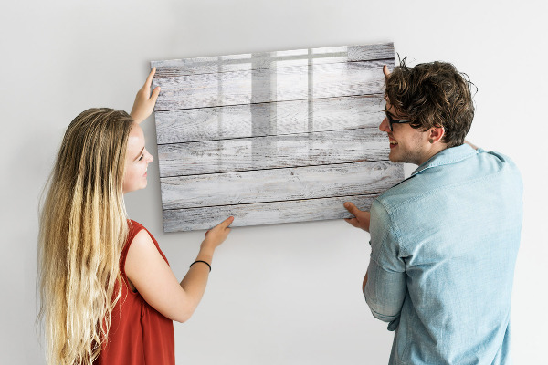 Schreib magnettafel Stilvolle Pinnwand für Fotos und Notizen