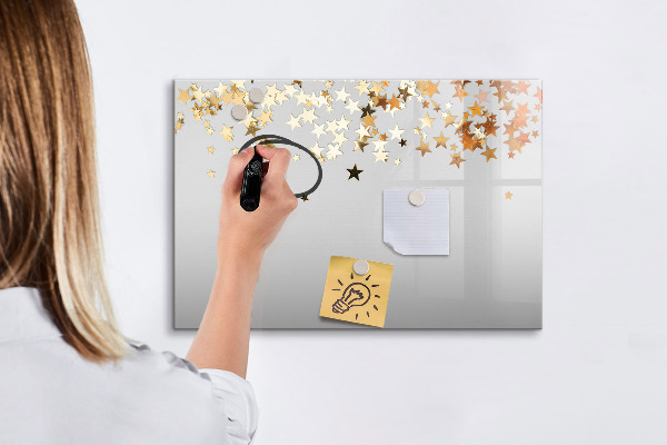 Magnettafel zum schreiben Kreative Pinnwand für Fotos und Notizen