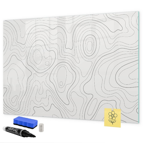 Magnettafel zum schreiben Moderne Fotodisplaytafel