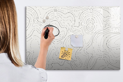 Magnettafel zum schreiben Moderne Fotodisplaytafel