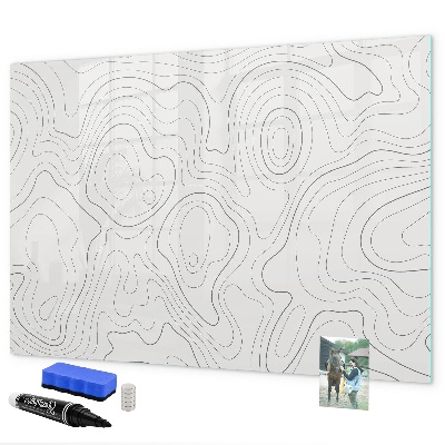 Magnettafel zum schreiben Moderne Fotodisplaytafel